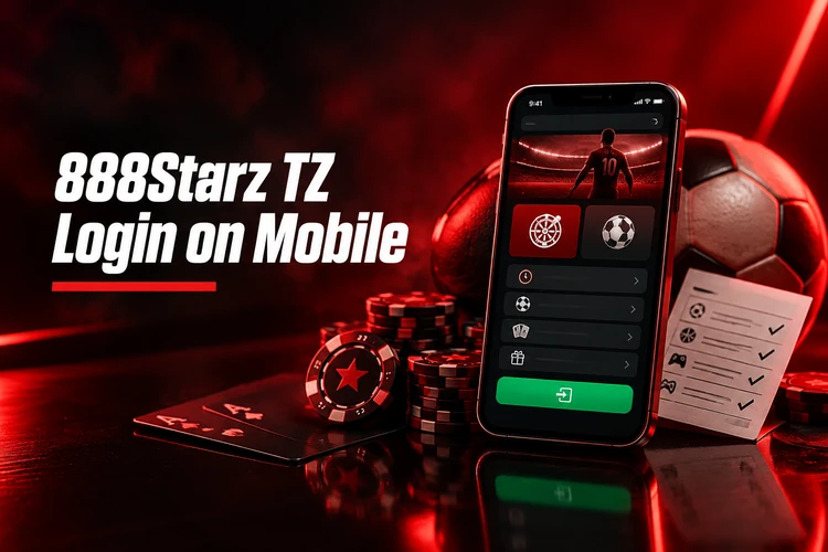 888Starz TZ Login on Mobile